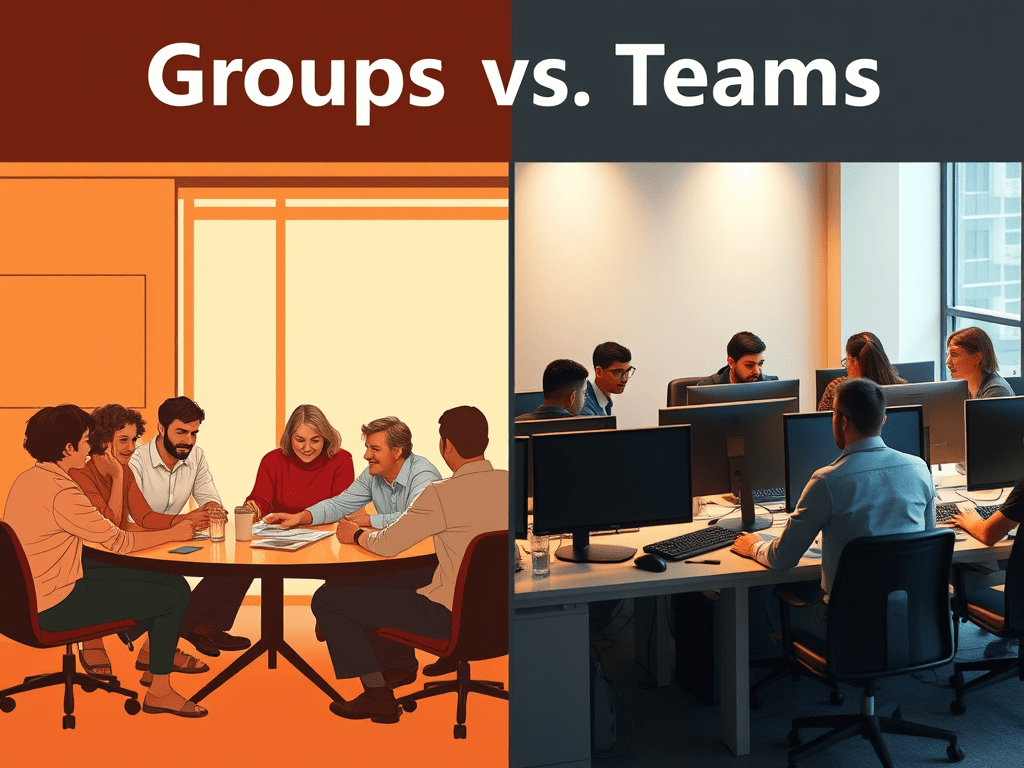 Groups Vs teams