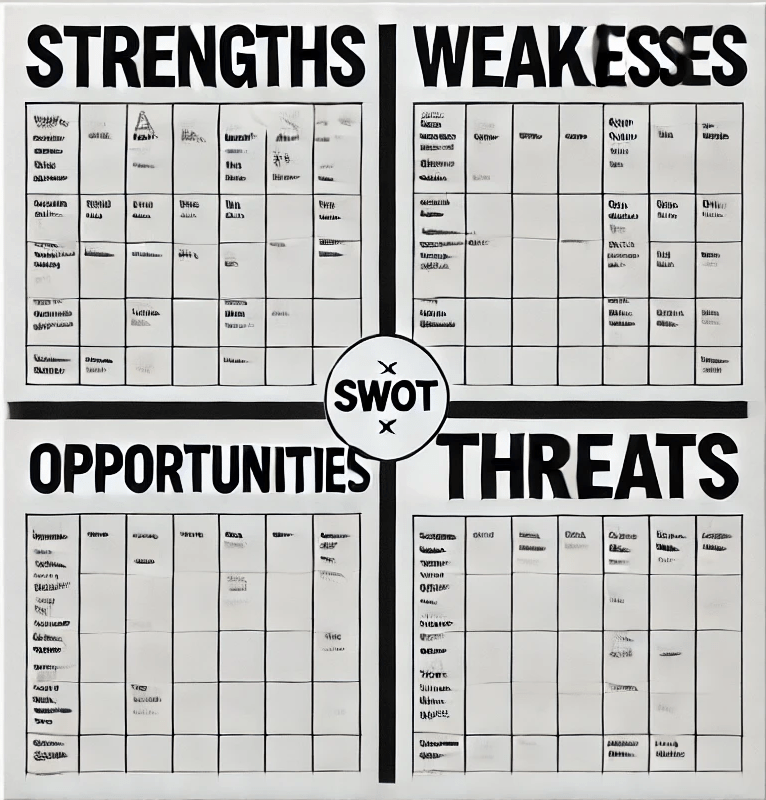 Opportunity Threat Matrix – SWOT&nbsp;analysis